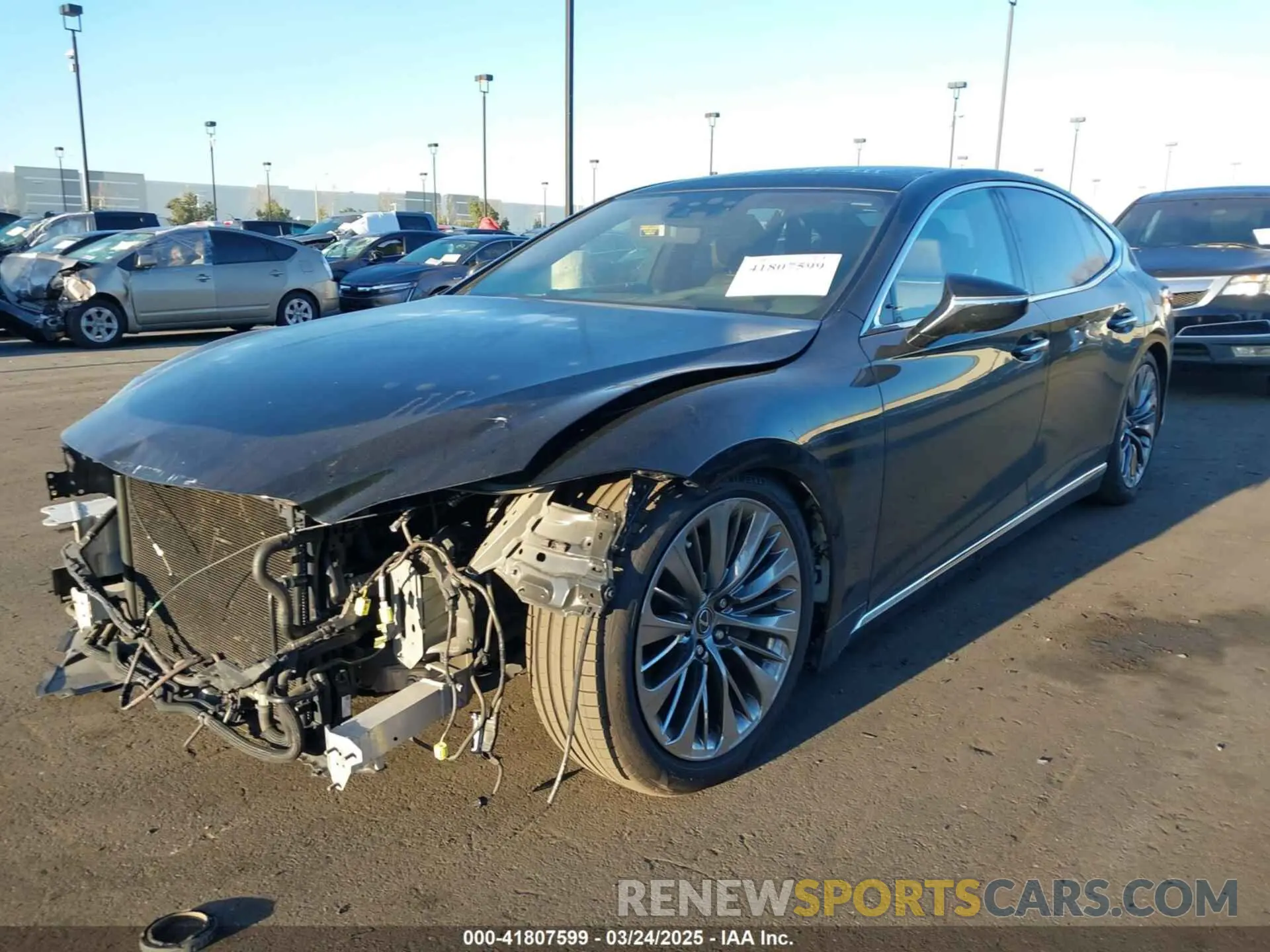 2 Photograph of a damaged car JTHB5LFF3K5009125 LEXUS LS 500 2019