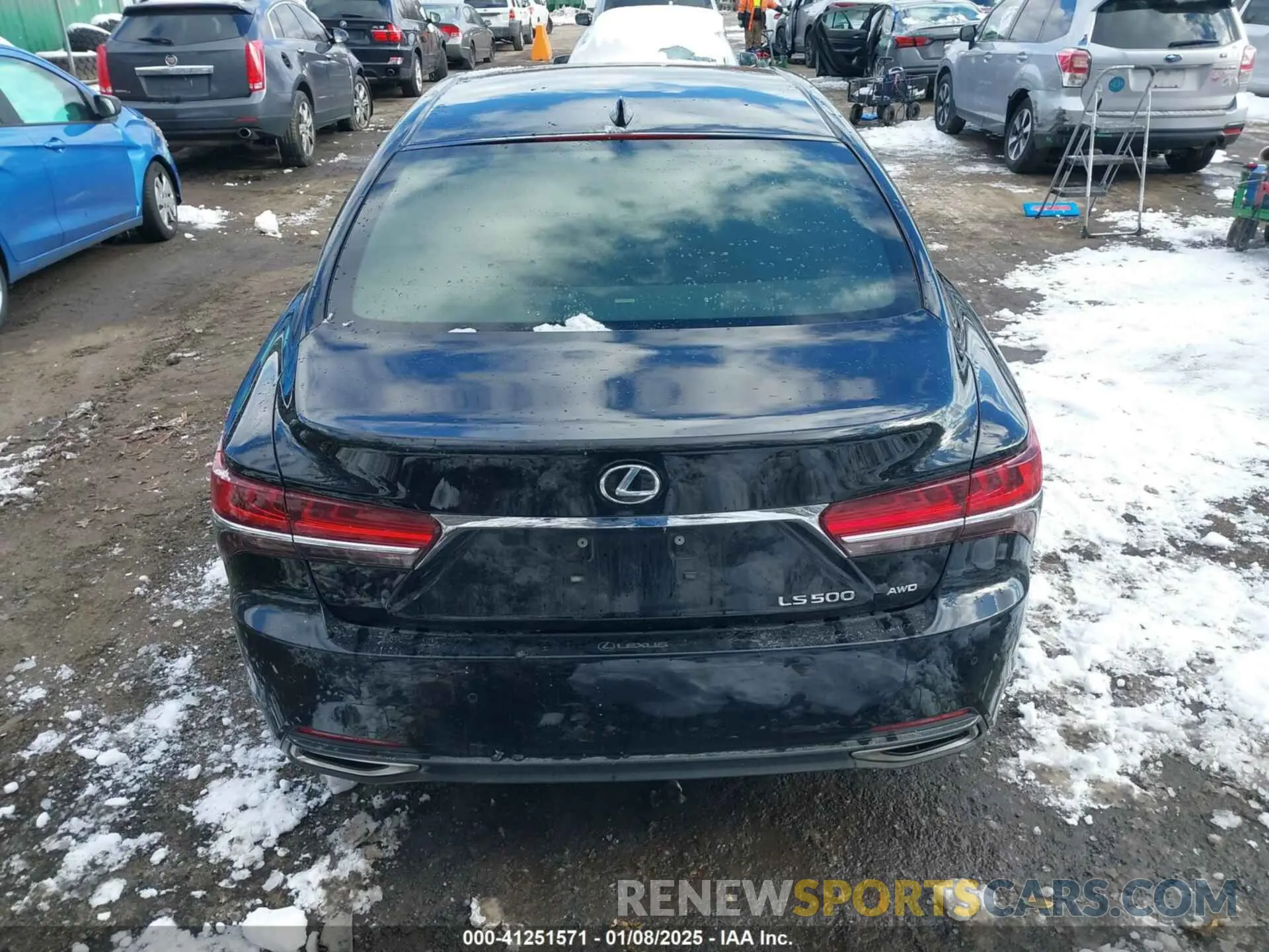 16 Фотография поврежденного автомобиля JTHD51GF8L5008341 LEXUS LS 500 2020