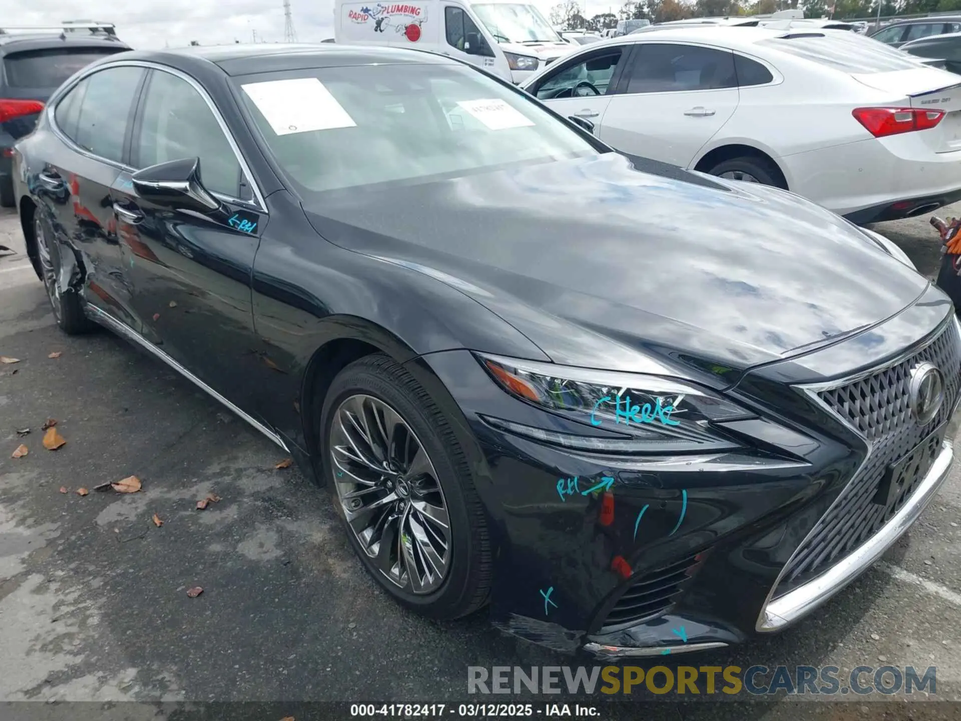 1 Фотография поврежденного автомобиля JTHG5LFF4L5011134 LEXUS LS 500 2020