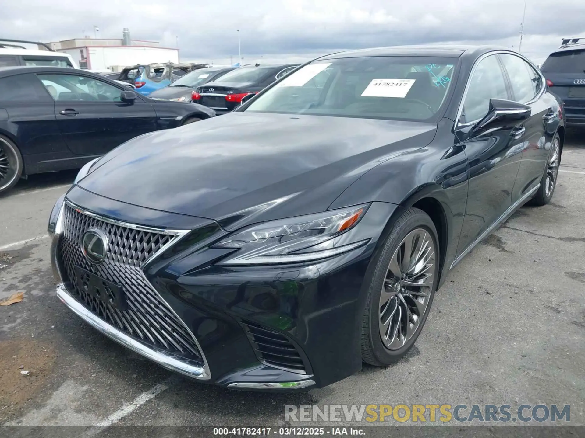 2 Фотография поврежденного автомобиля JTHG5LFF4L5011134 LEXUS LS 500 2020