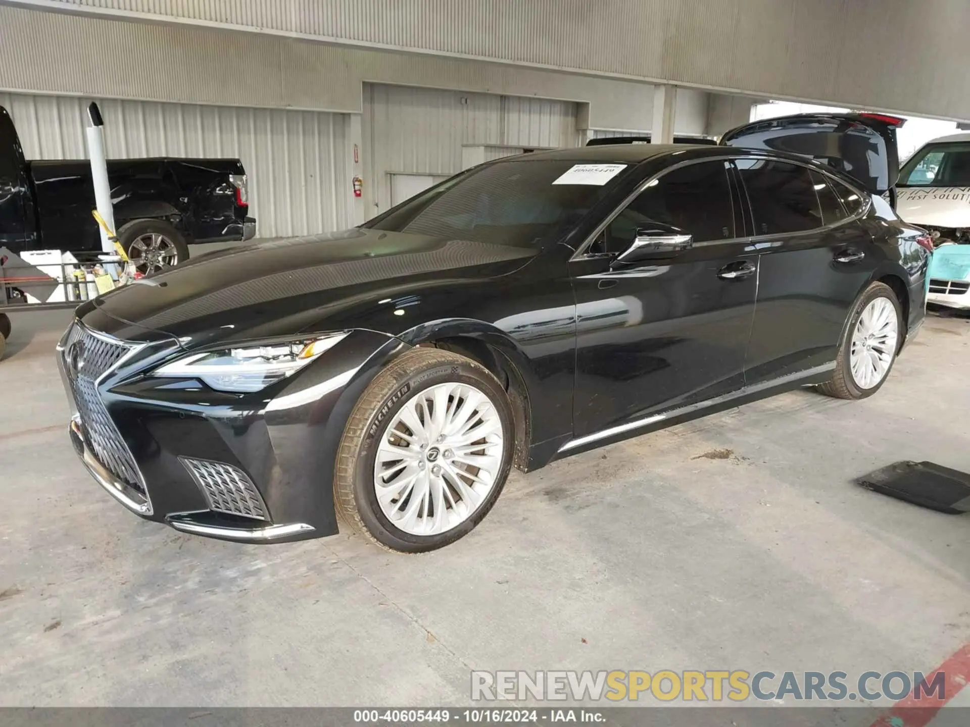 2 Фотография поврежденного автомобиля JTHD51FF8M5014398 LEXUS LS 500 2021