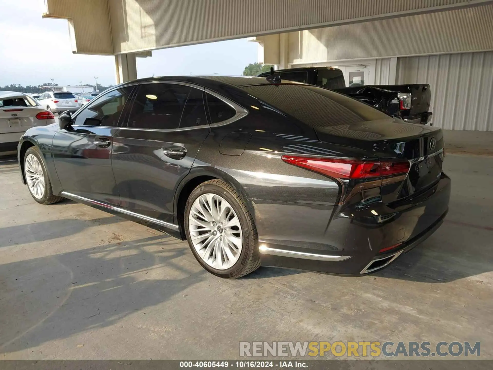 3 Фотография поврежденного автомобиля JTHD51FF8M5014398 LEXUS LS 500 2021