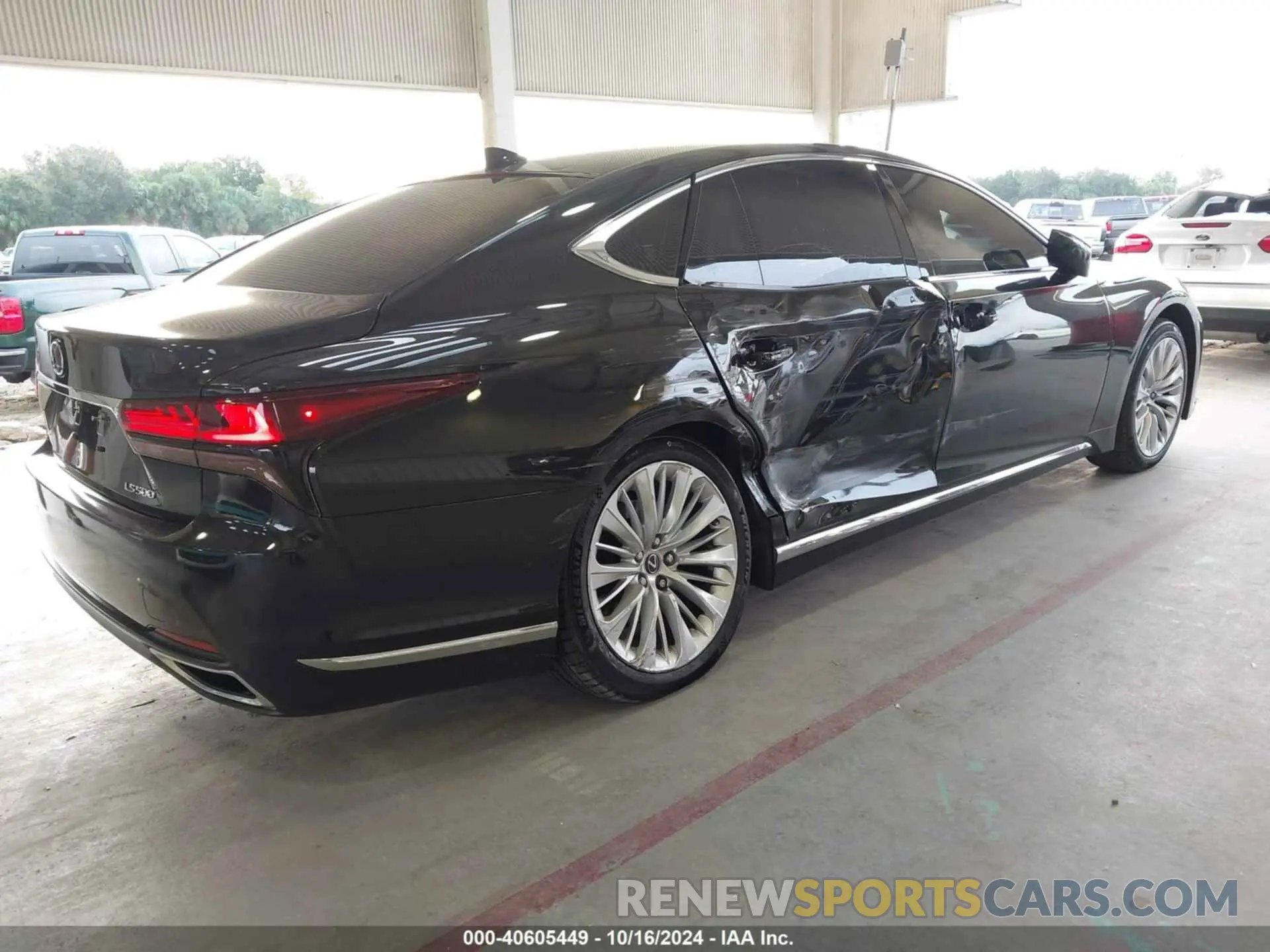 4 Фотография поврежденного автомобиля JTHD51FF8M5014398 LEXUS LS 500 2021