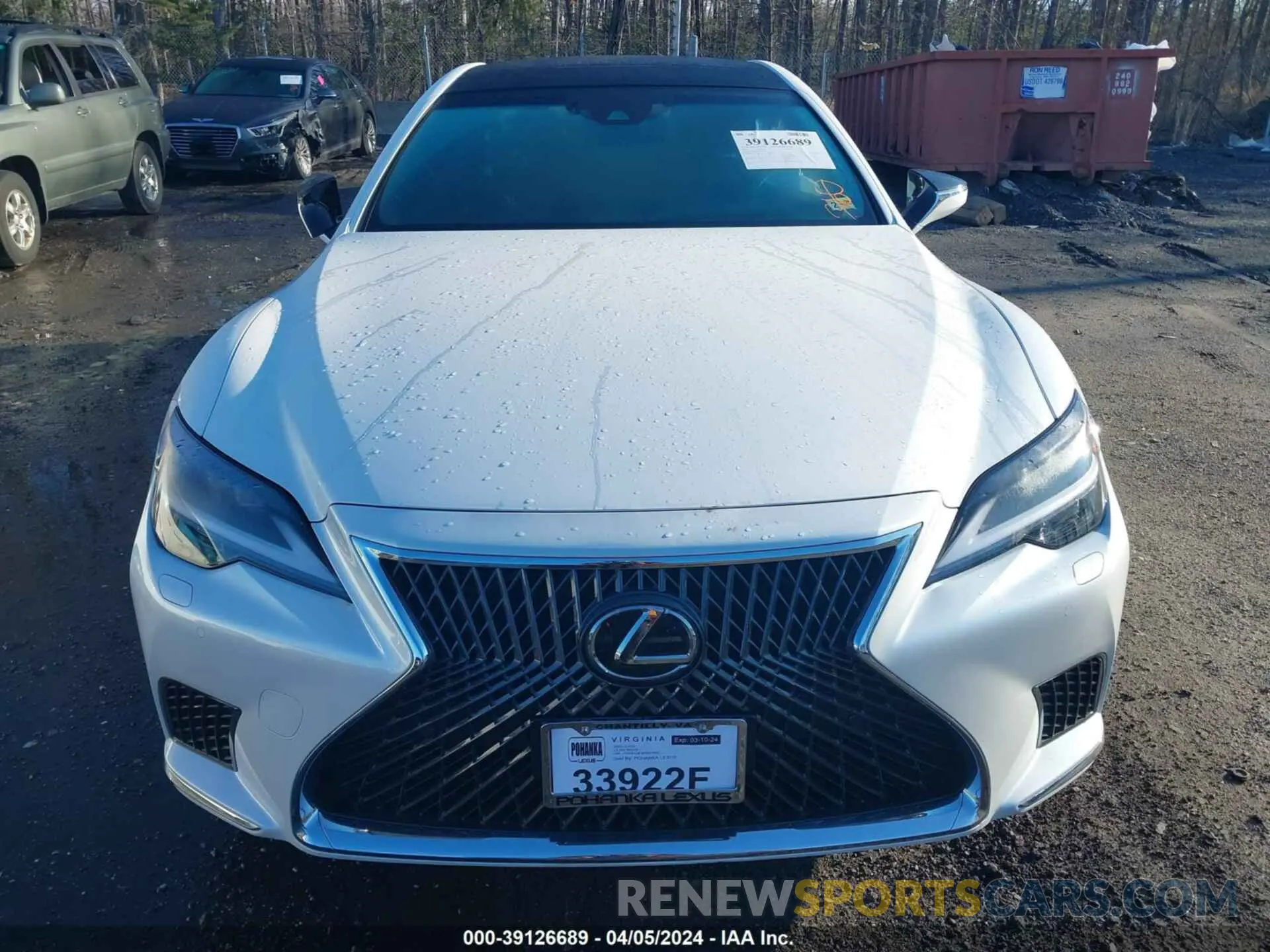11 Фотография поврежденного автомобиля JTHD51GF3P5011802 LEXUS LS 500 2023