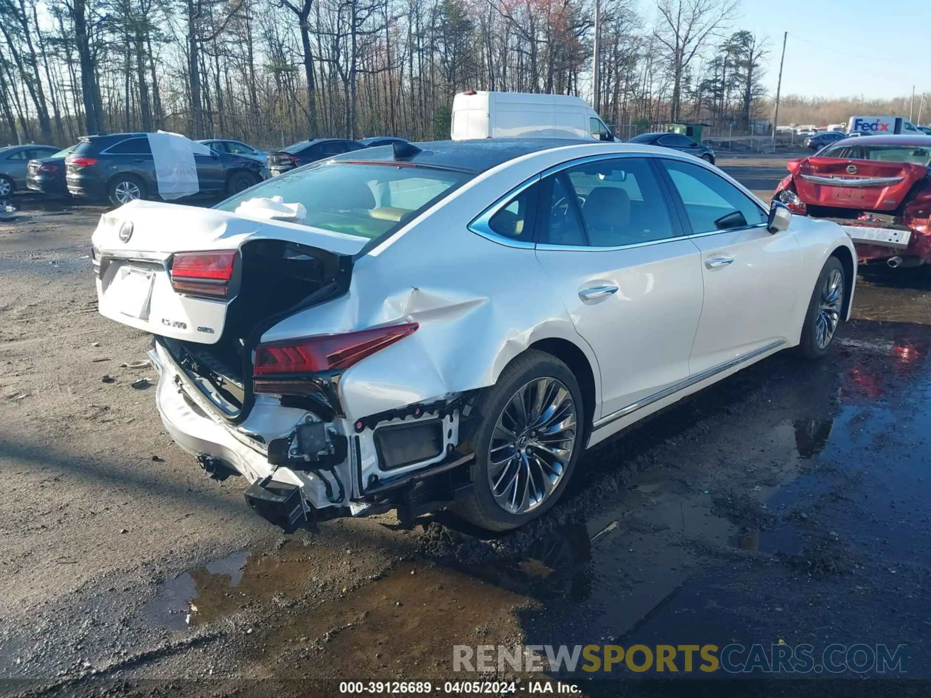 4 Фотография поврежденного автомобиля JTHD51GF3P5011802 LEXUS LS 500 2023