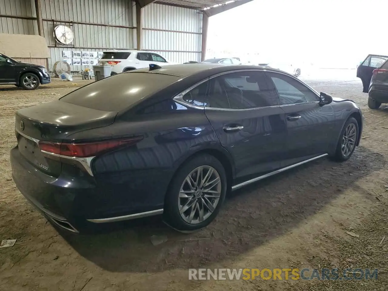 3 Photograph of a damaged car JTHB51FF0K5007269 LEXUS LS500 2019