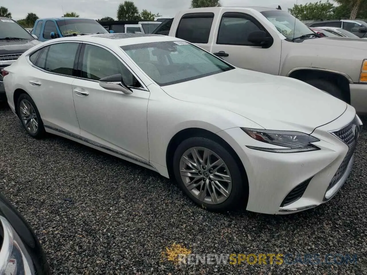 4 Photograph of a damaged car JTHB51FF0K5008938 LEXUS LS500 2019