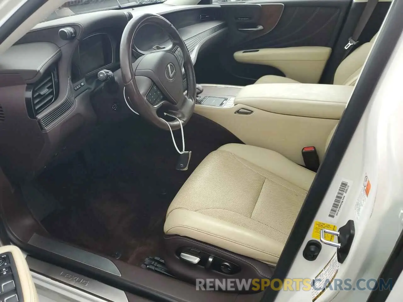 7 Photograph of a damaged car JTHB51FF0K5008938 LEXUS LS500 2019