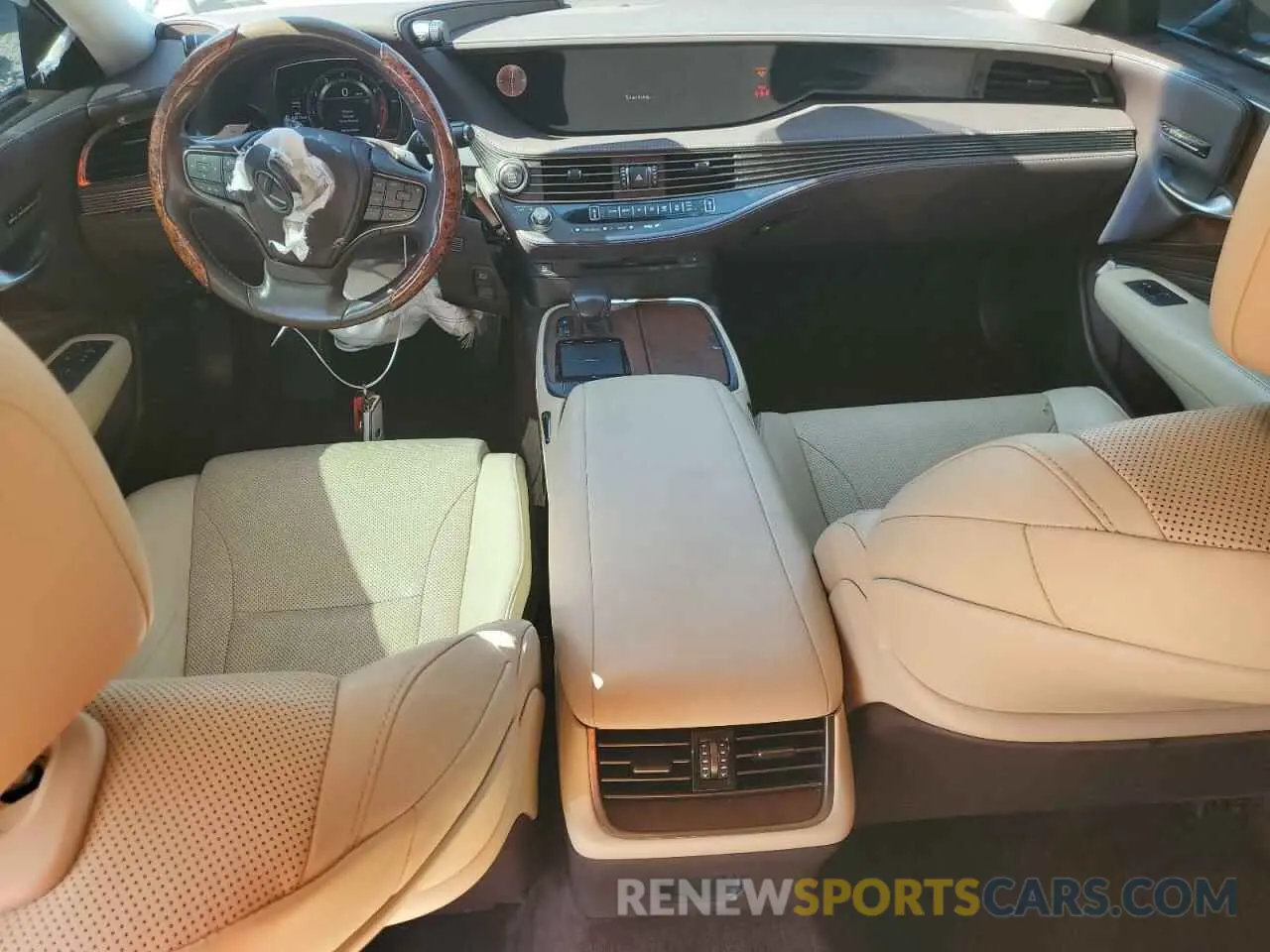 8 Фотография поврежденного автомобиля JTHB51FF2K5009086 LEXUS LS500 2019