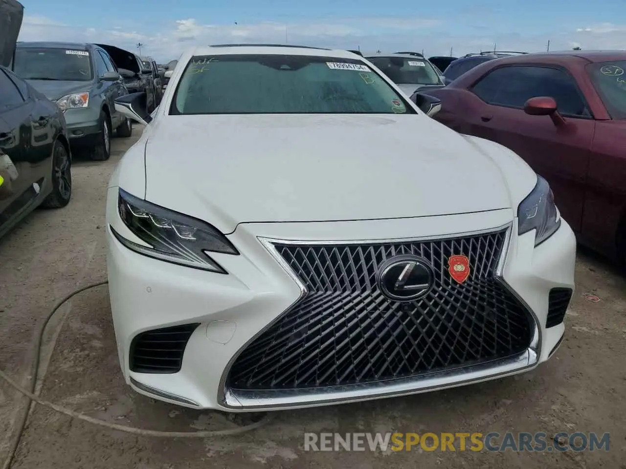 5 Photograph of a damaged car JTHB51FF4K5007906 LEXUS LS500 2019