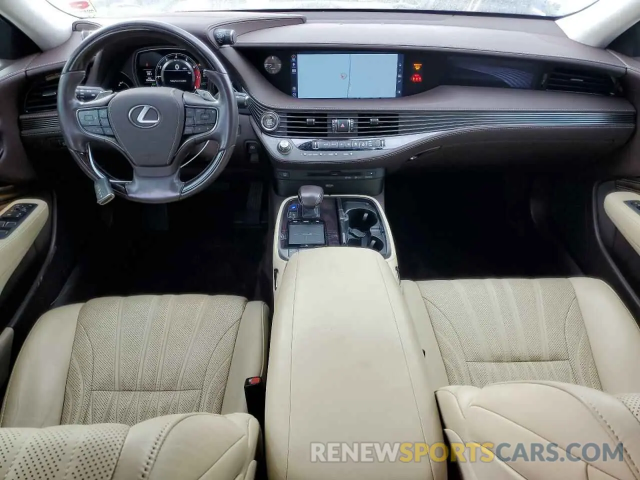 8 Photograph of a damaged car JTHB51FF4K5007906 LEXUS LS500 2019