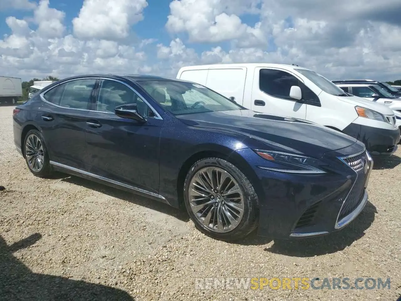 4 Photograph of a damaged car JTHB51FF6K5008670 LEXUS LS500 2019