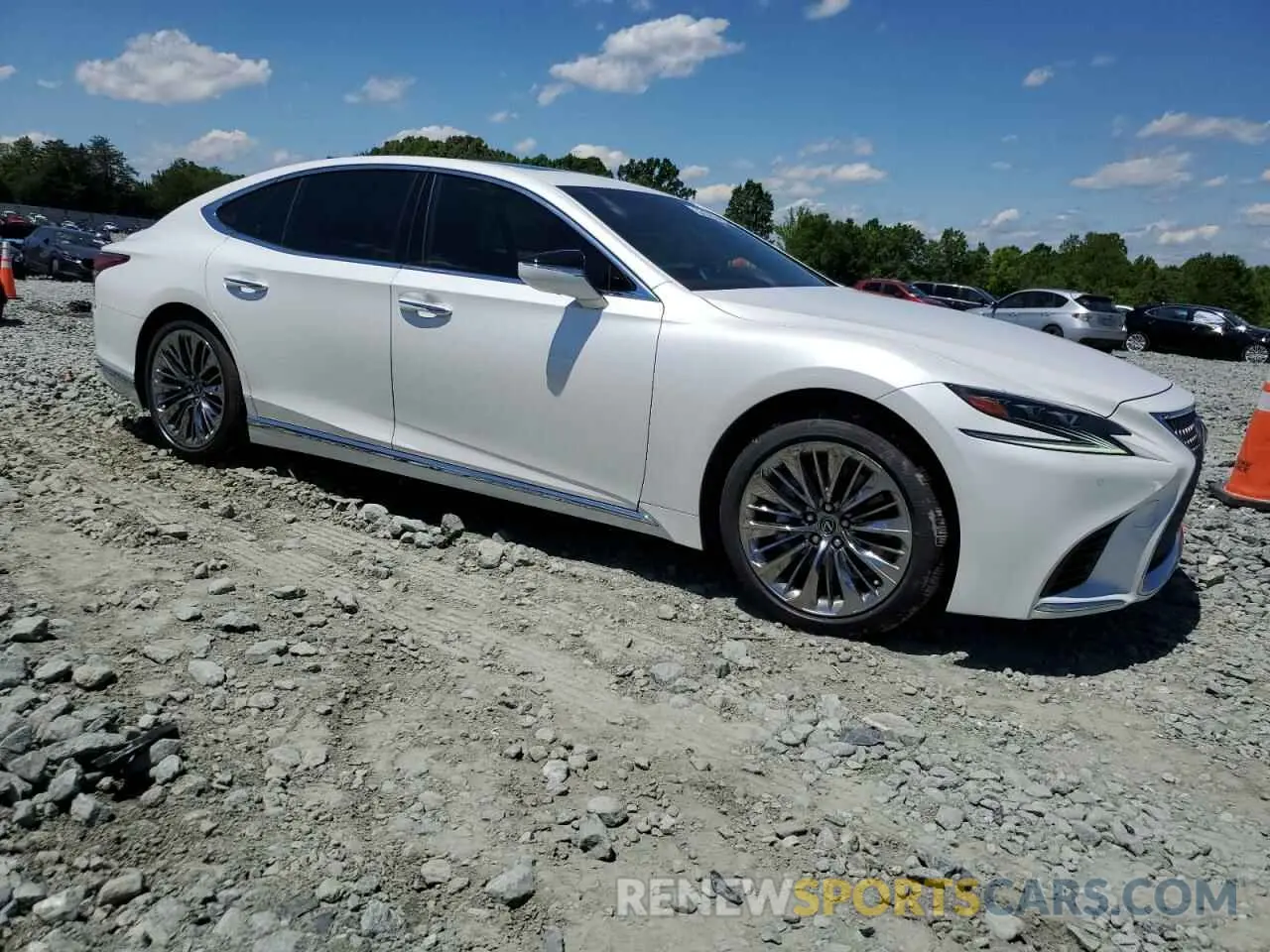 4 Фотография поврежденного автомобиля JTHB51FF6K5010063 LEXUS LS500 2019