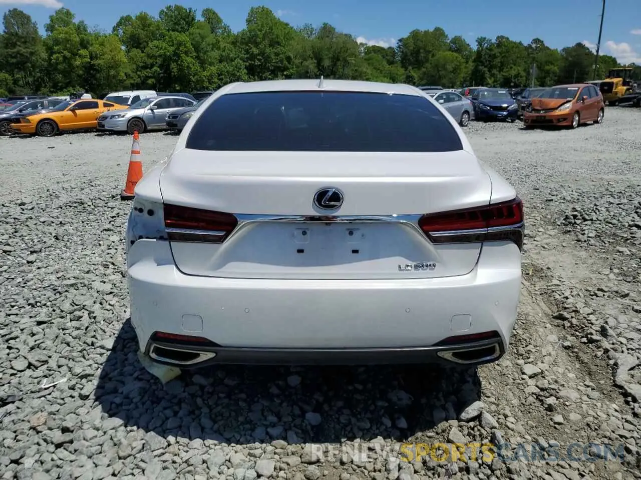 6 Фотография поврежденного автомобиля JTHB51FF6K5010063 LEXUS LS500 2019