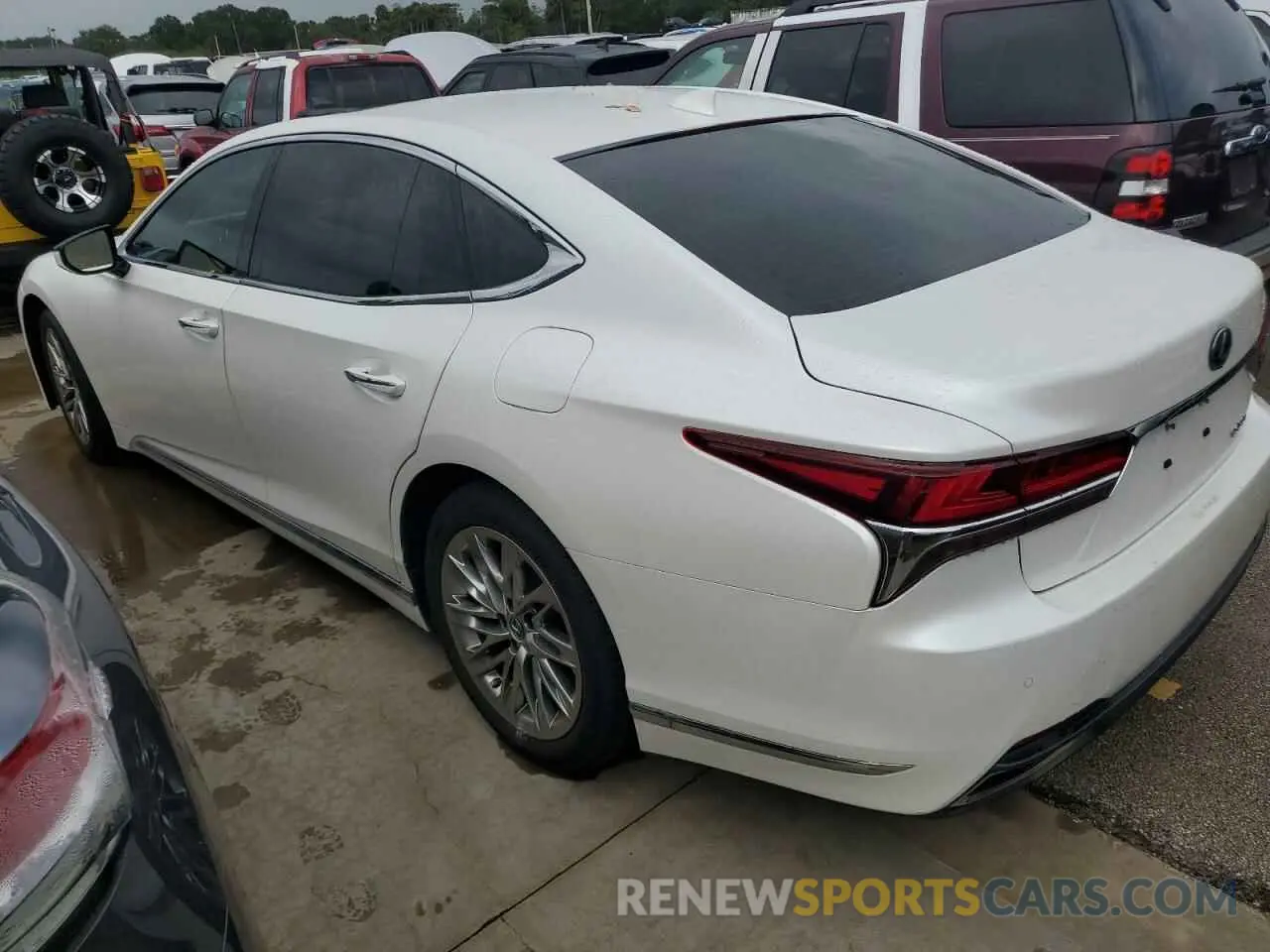 2 Фотография поврежденного автомобиля JTHB51FFXK5009417 LEXUS LS500 2019