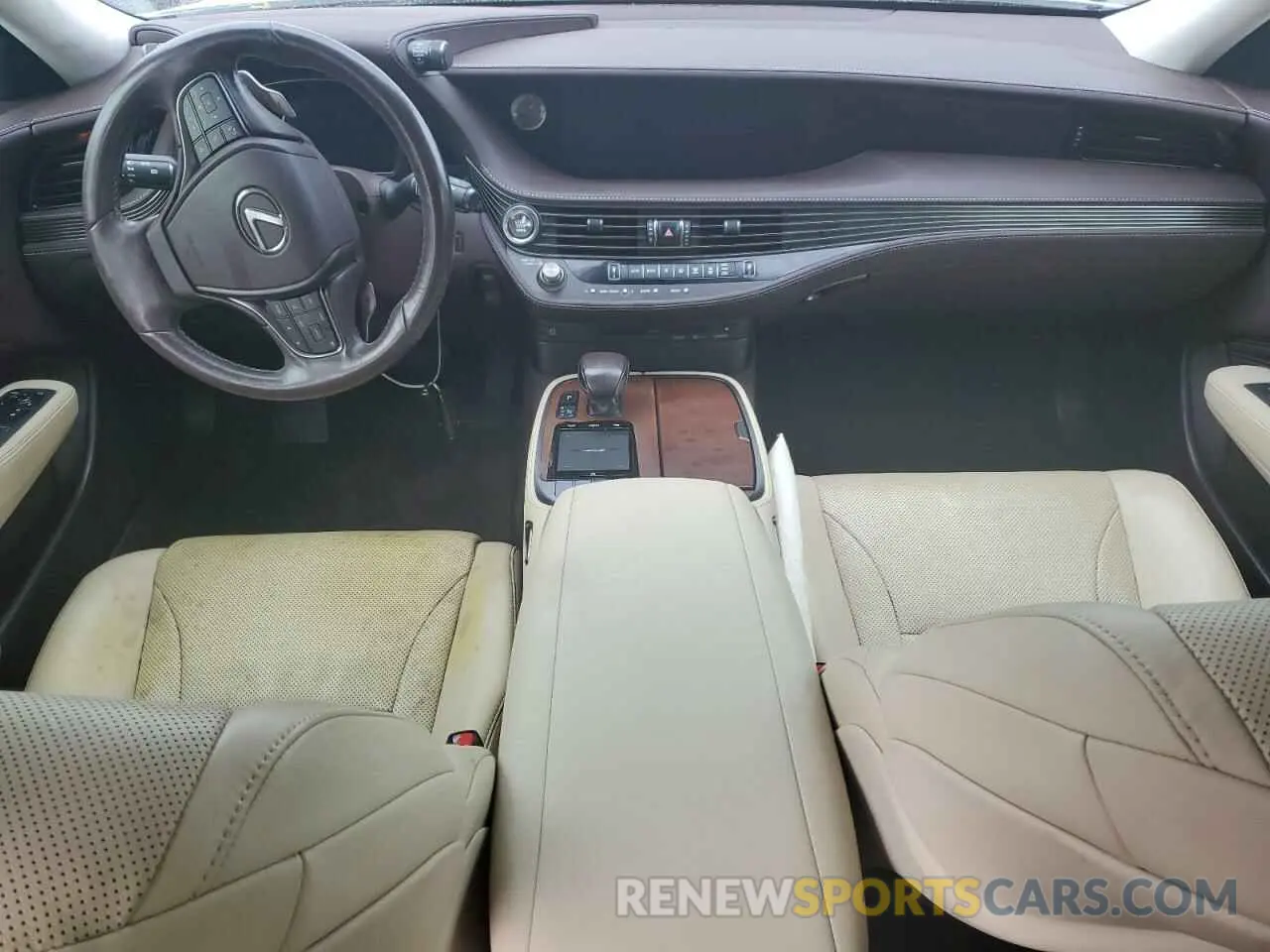 8 Фотография поврежденного автомобиля JTHB51FFXK5009417 LEXUS LS500 2019