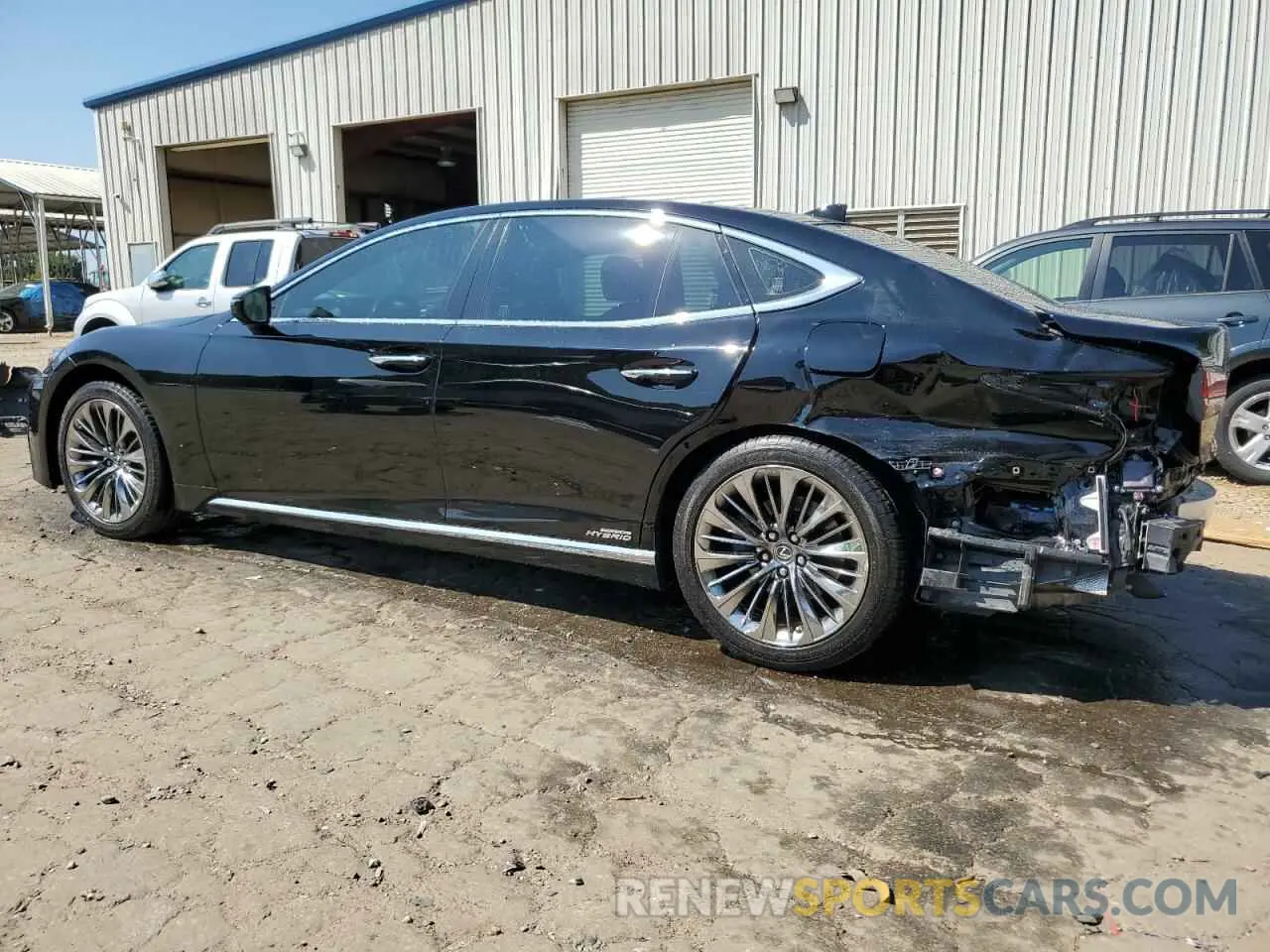 2 Фотография поврежденного автомобиля JTHBY1FF0K5004329 LEXUS LS500 2019