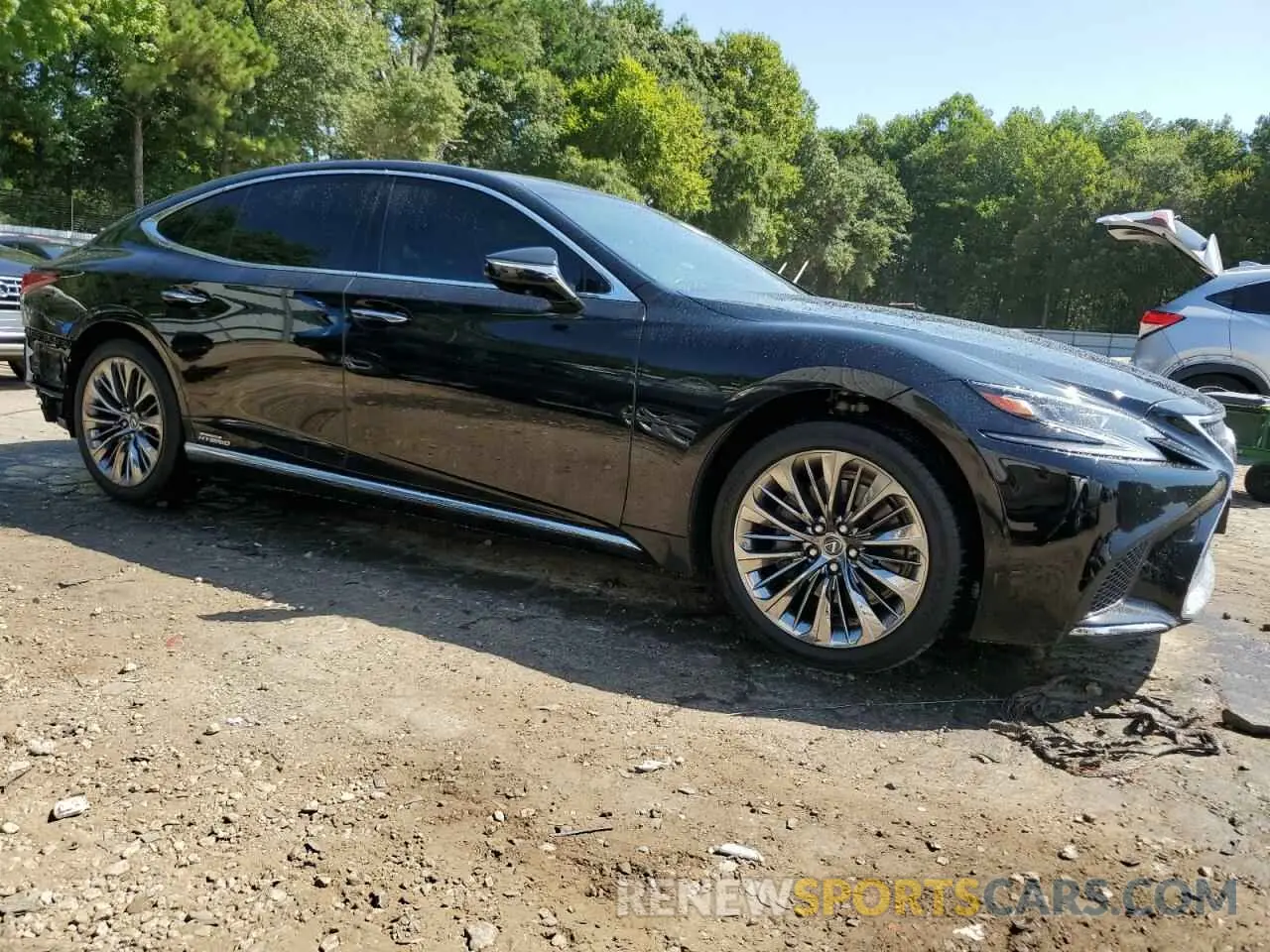 4 Фотография поврежденного автомобиля JTHBY1FF0K5004329 LEXUS LS500 2019