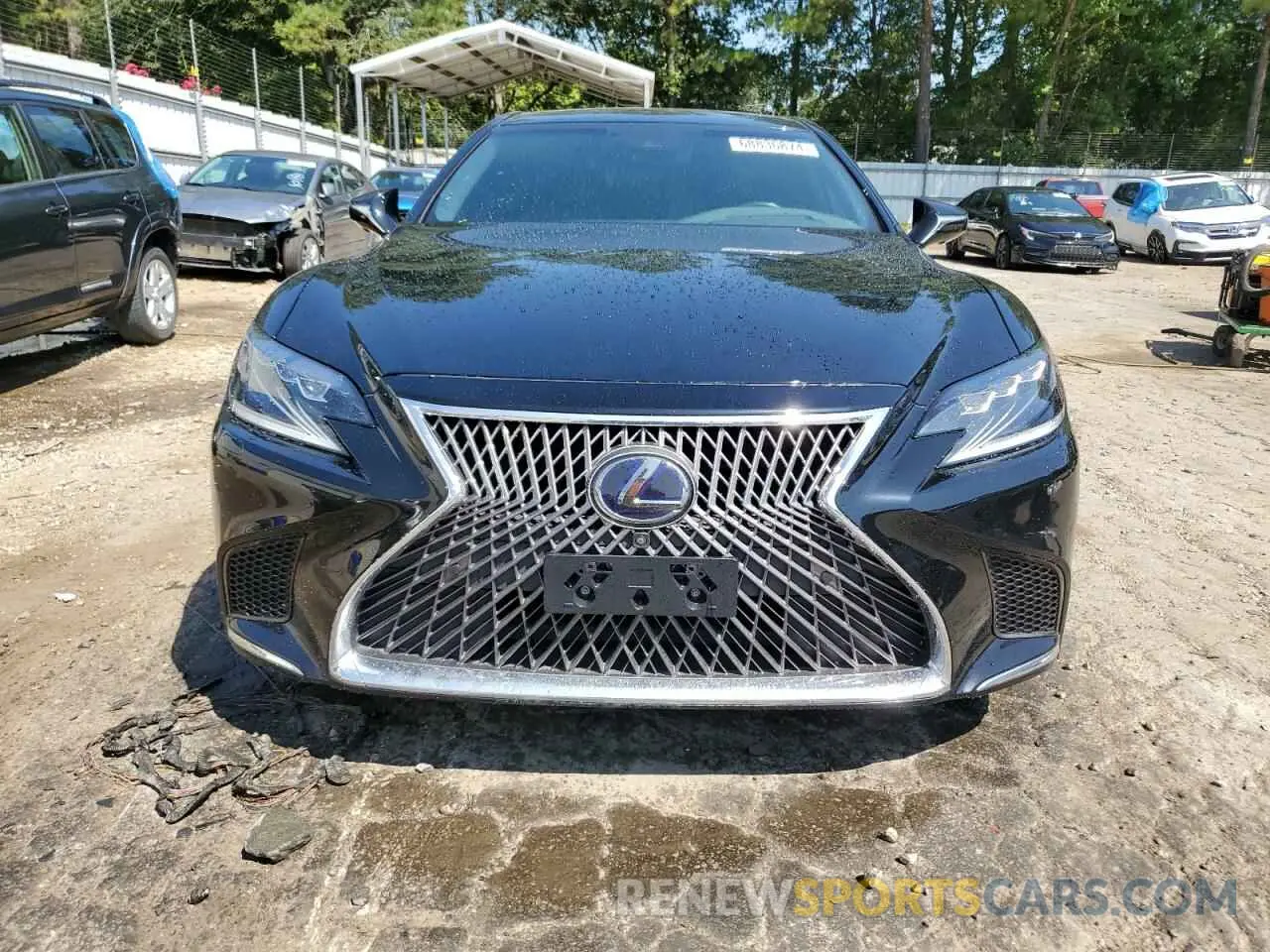 5 Фотография поврежденного автомобиля JTHBY1FF0K5004329 LEXUS LS500 2019