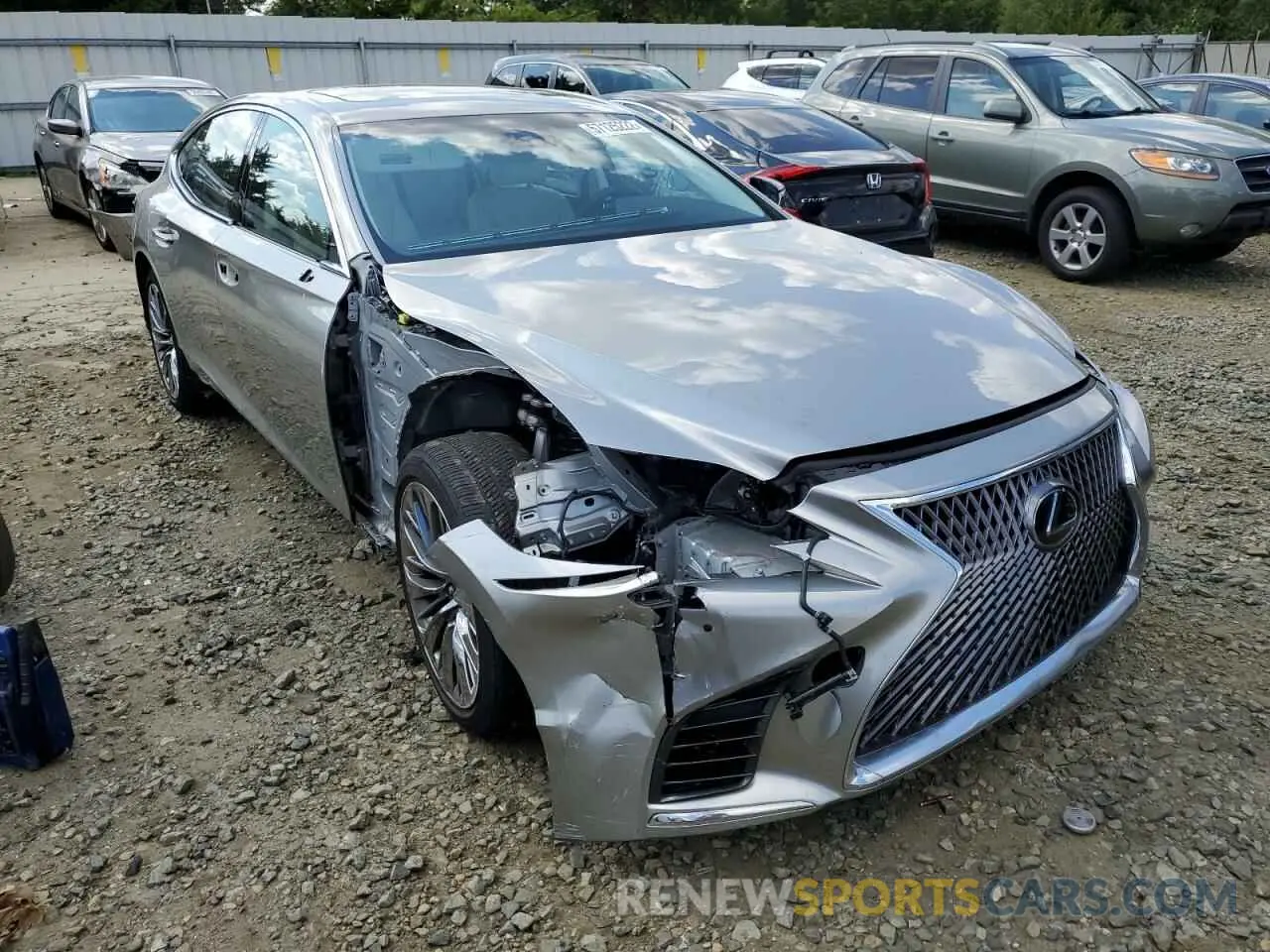 1 Фотография поврежденного автомобиля JTHC51FF2K5006600 LEXUS LS500 2019