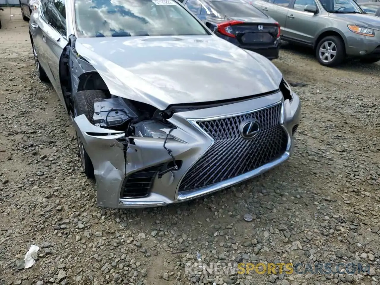 9 Фотография поврежденного автомобиля JTHC51FF2K5006600 LEXUS LS500 2019