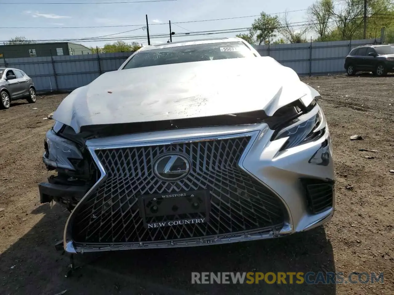 5 Фотография поврежденного автомобиля JTHC51FF3K5005648 LEXUS LS500 2019