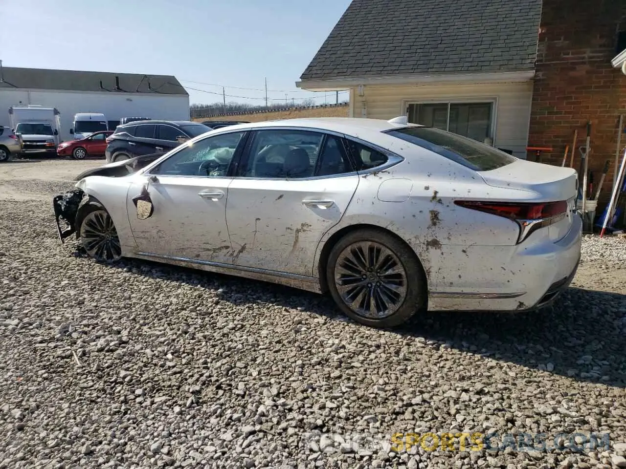 2 Photograph of a damaged car JTHC51FF6K5005529 LEXUS LS500 2019