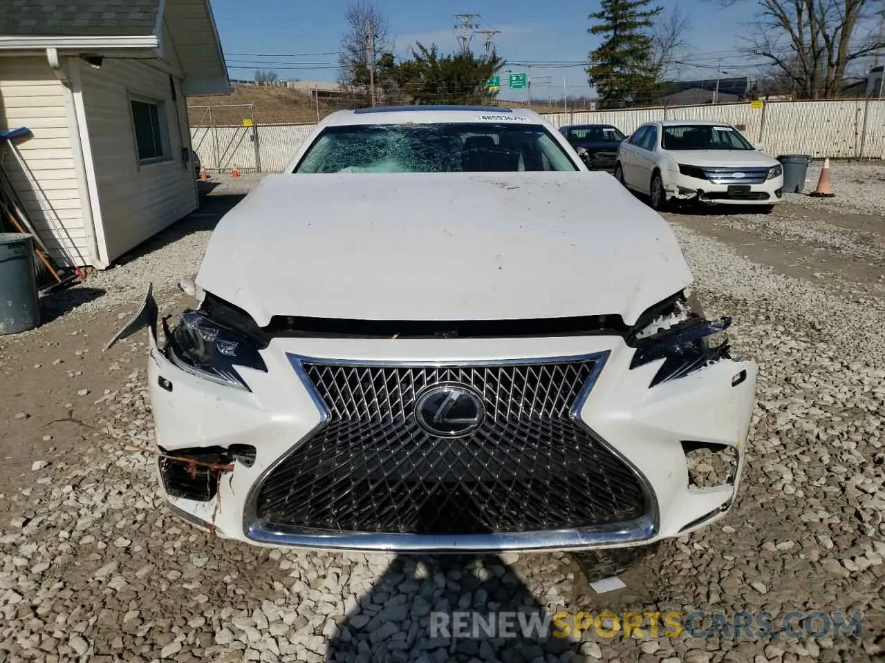 5 Photograph of a damaged car JTHC51FF6K5005529 LEXUS LS500 2019