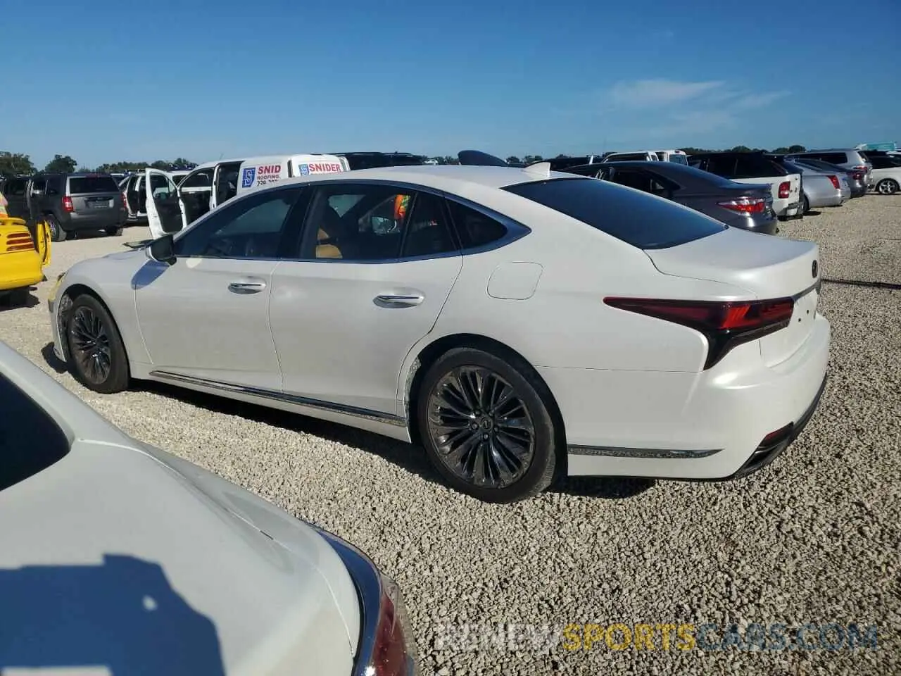 2 Photograph of a damaged car JTHD51FF6M5015355 LEXUS LS500 2021