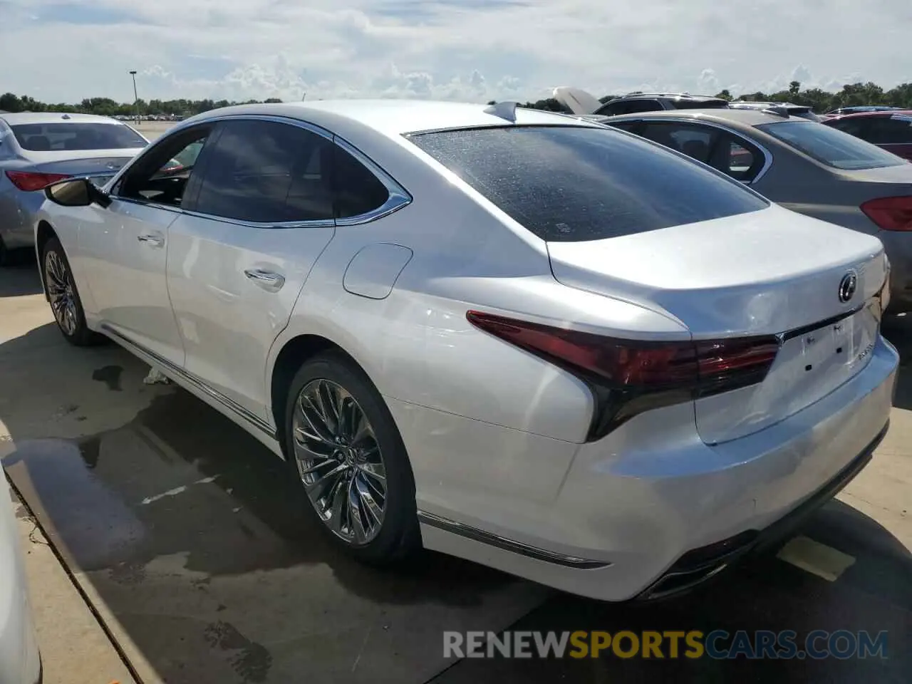 2 Photograph of a damaged car JTHD51FFXM5013754 LEXUS LS500 2021