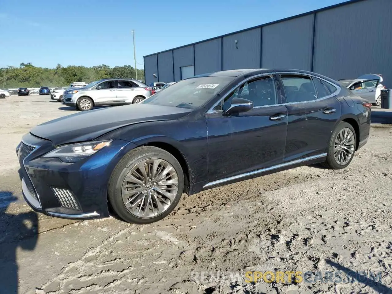 1 Photograph of a damaged car JTHD51FFXM5014872 LEXUS LS500 2021
