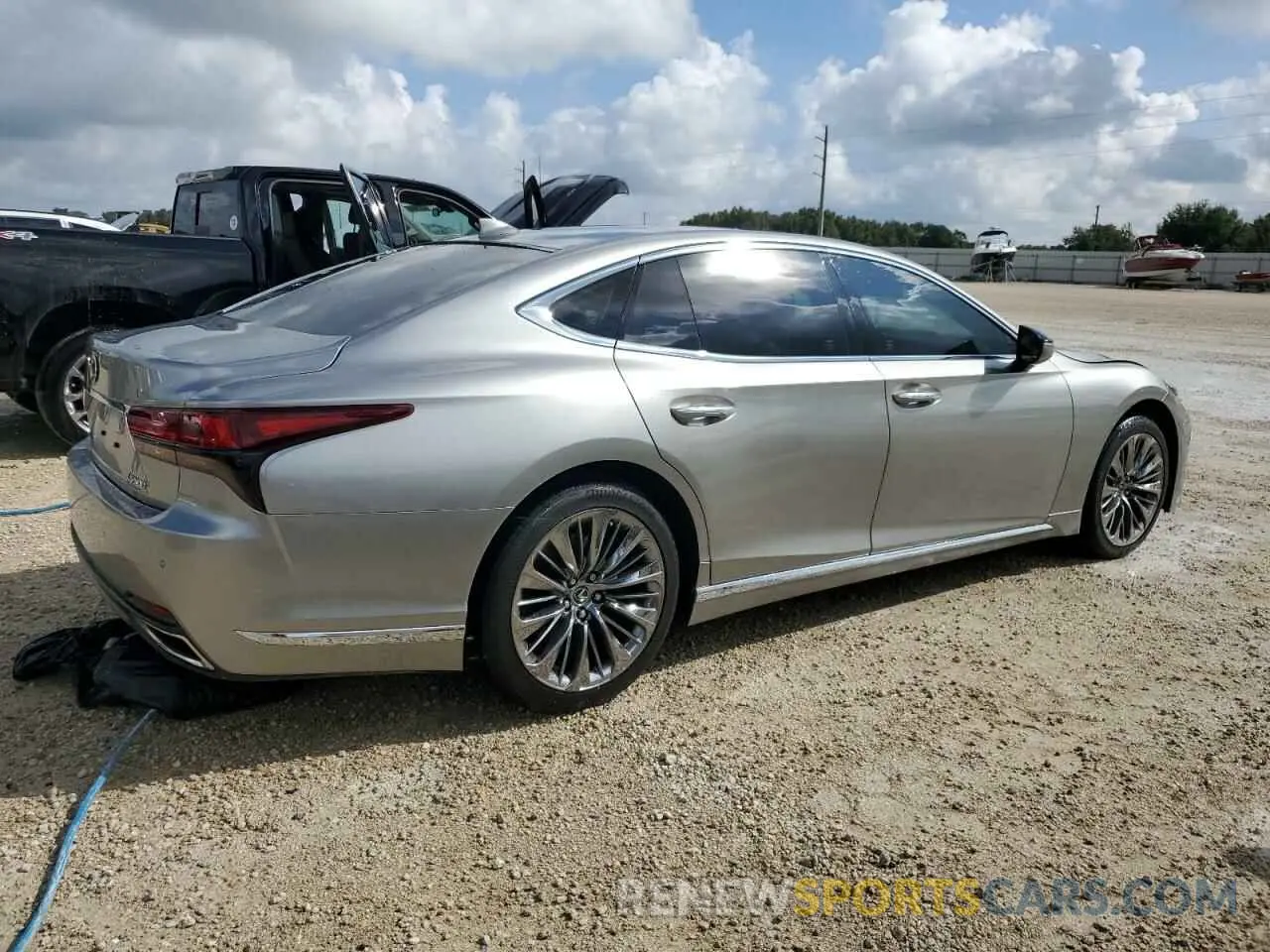 3 Photograph of a damaged car JTHD51FF5N5017406 LEXUS LS500 2022