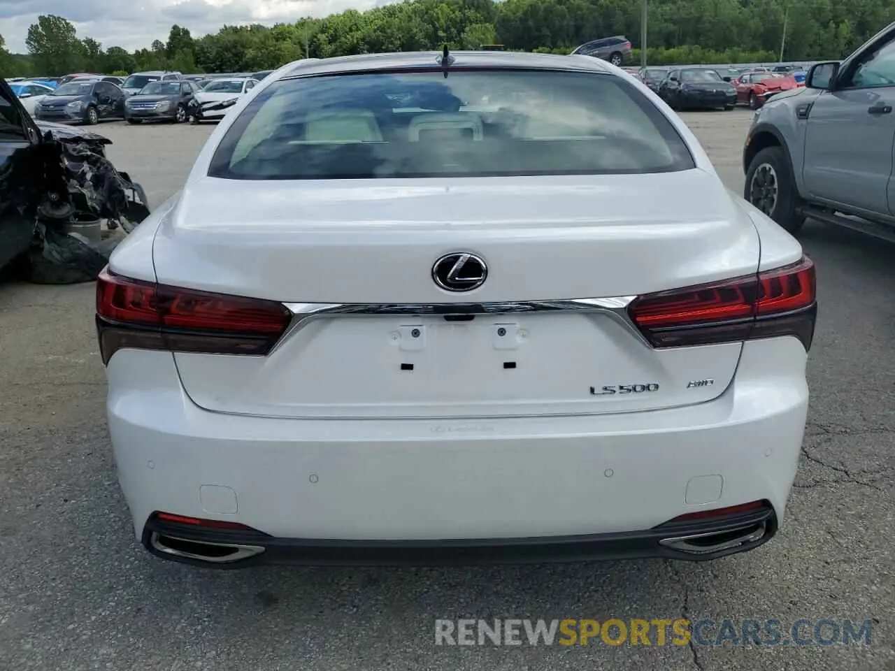 6 Фотография поврежденного автомобиля JTHE5LGF3N5010467 LEXUS LS500 2022