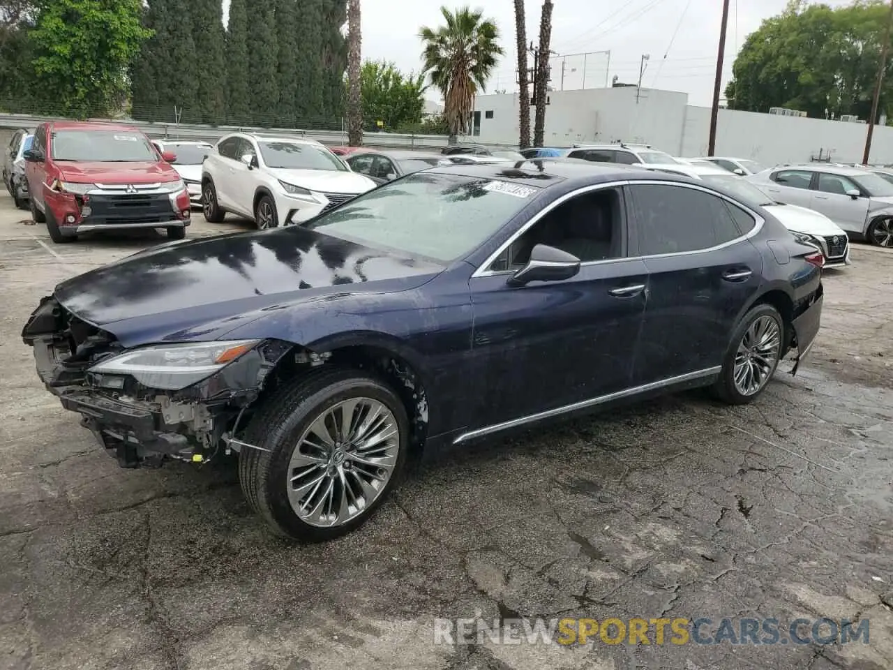 1 Фотография поврежденного автомобиля JTHD51FFXP5018375 LEXUS LS500 2023
