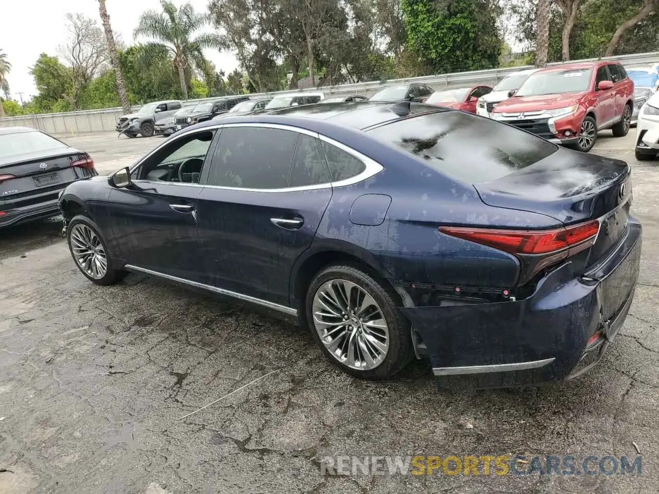 2 Фотография поврежденного автомобиля JTHD51FFXP5018375 LEXUS LS500 2023