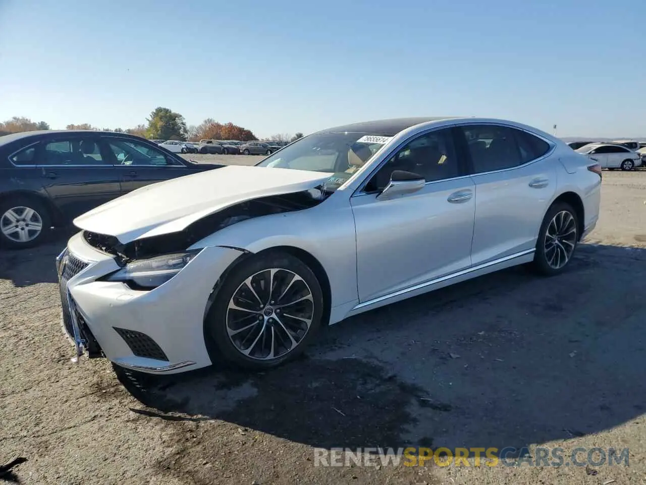 1 Photograph of a damaged car JTHG5LGF5P5011325 LEXUS LS500 2023