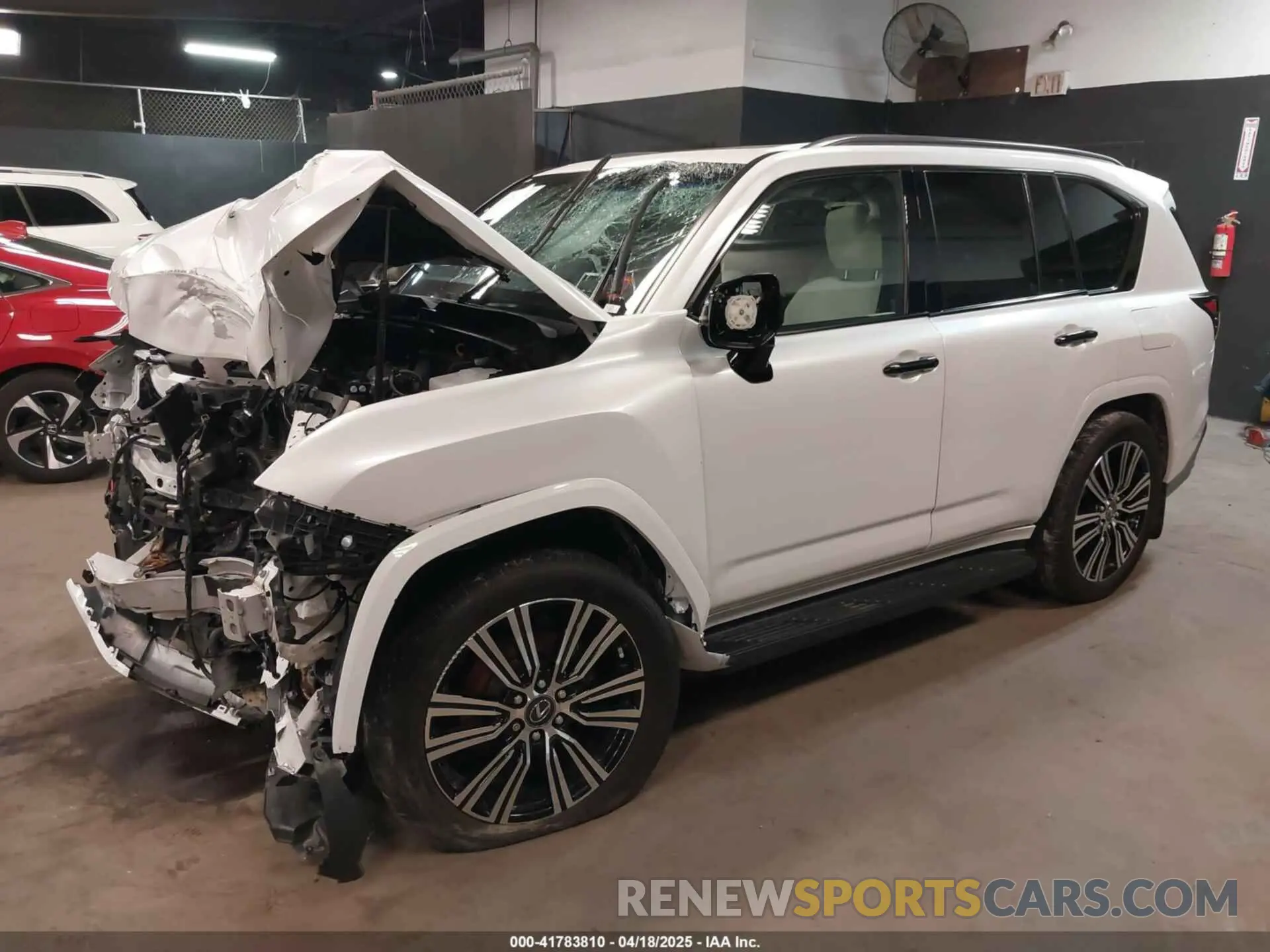 2 Photograph of a damaged car JTJGB7CX5P4036860 LEXUS LX 600 2023