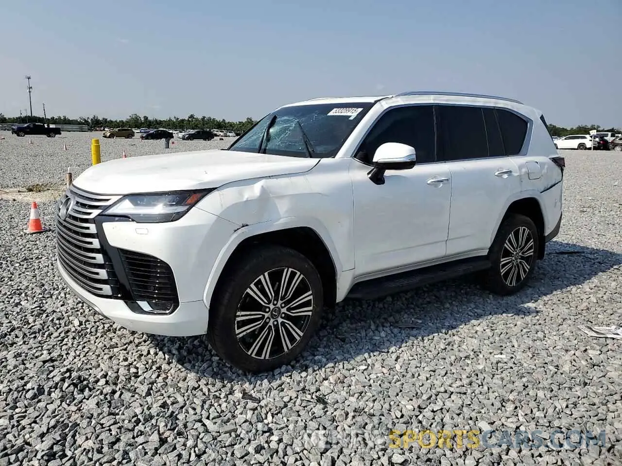 1 Фотография поврежденного автомобиля JTJGB7CX8P4033189 LEXUS LX 600 BAS 2023
