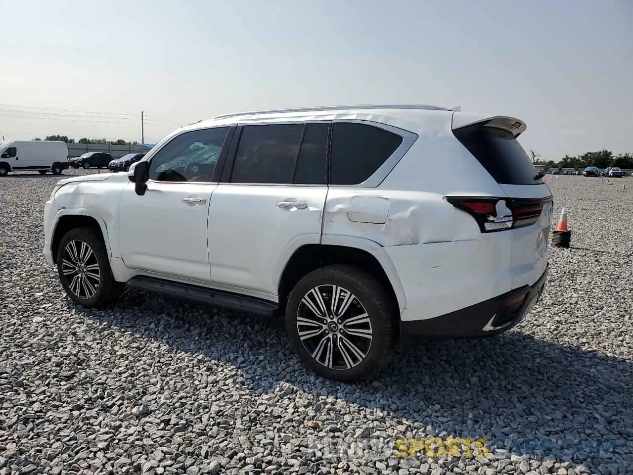 2 Фотография поврежденного автомобиля JTJGB7CX8P4033189 LEXUS LX 600 BAS 2023