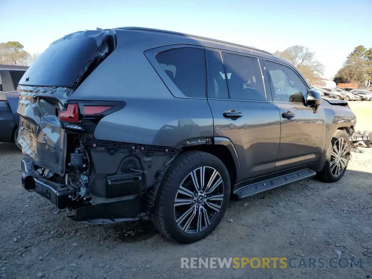 3 Фотография поврежденного автомобиля JTJGB7CX8P4034441 LEXUS LX 600 BAS 2023