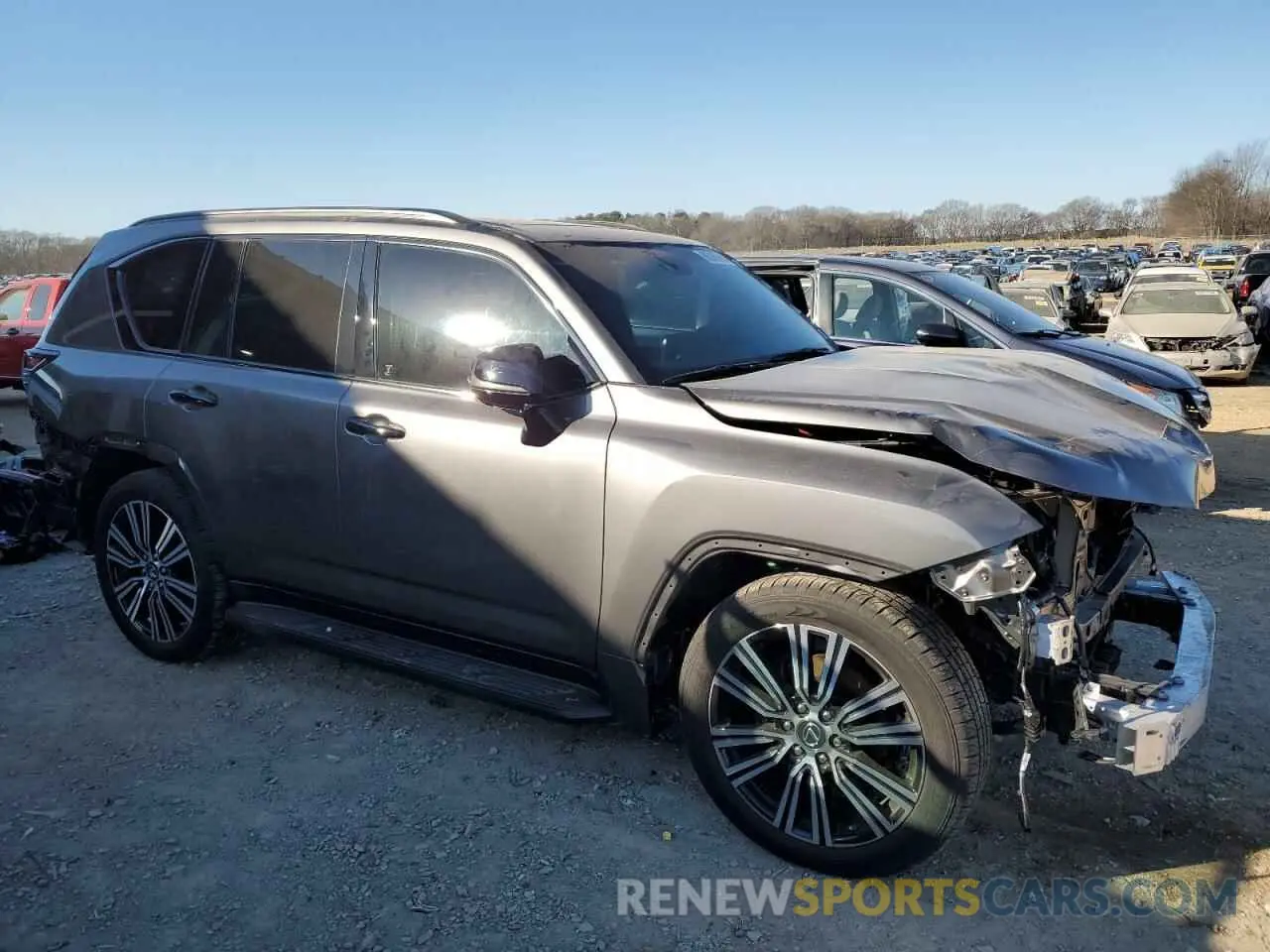 4 Фотография поврежденного автомобиля JTJGB7CX8P4034441 LEXUS LX 600 BAS 2023