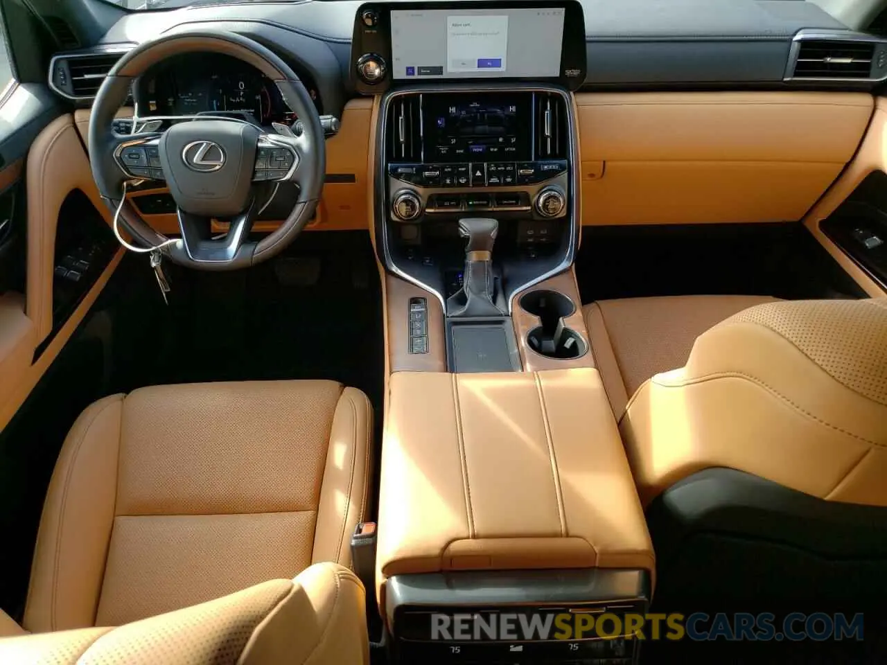 8 Фотография поврежденного автомобиля JTJGB7CX9S4068591 LEXUS LX 600 PRE 2025
