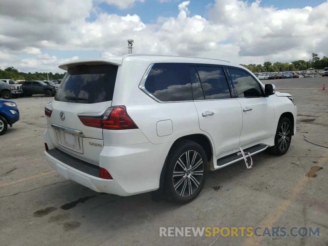 4 Photograph of a damaged car JTJHY7AX4K4286380 LEXUS LX570 2019