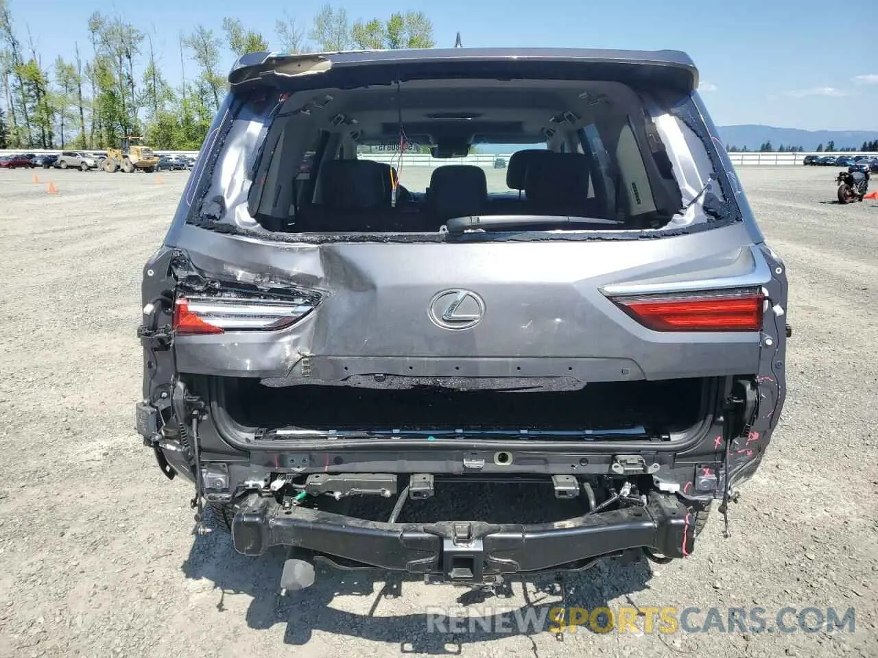 6 Photograph of a damaged car JTJHY7AX6K4292892 LEXUS LX570 2019