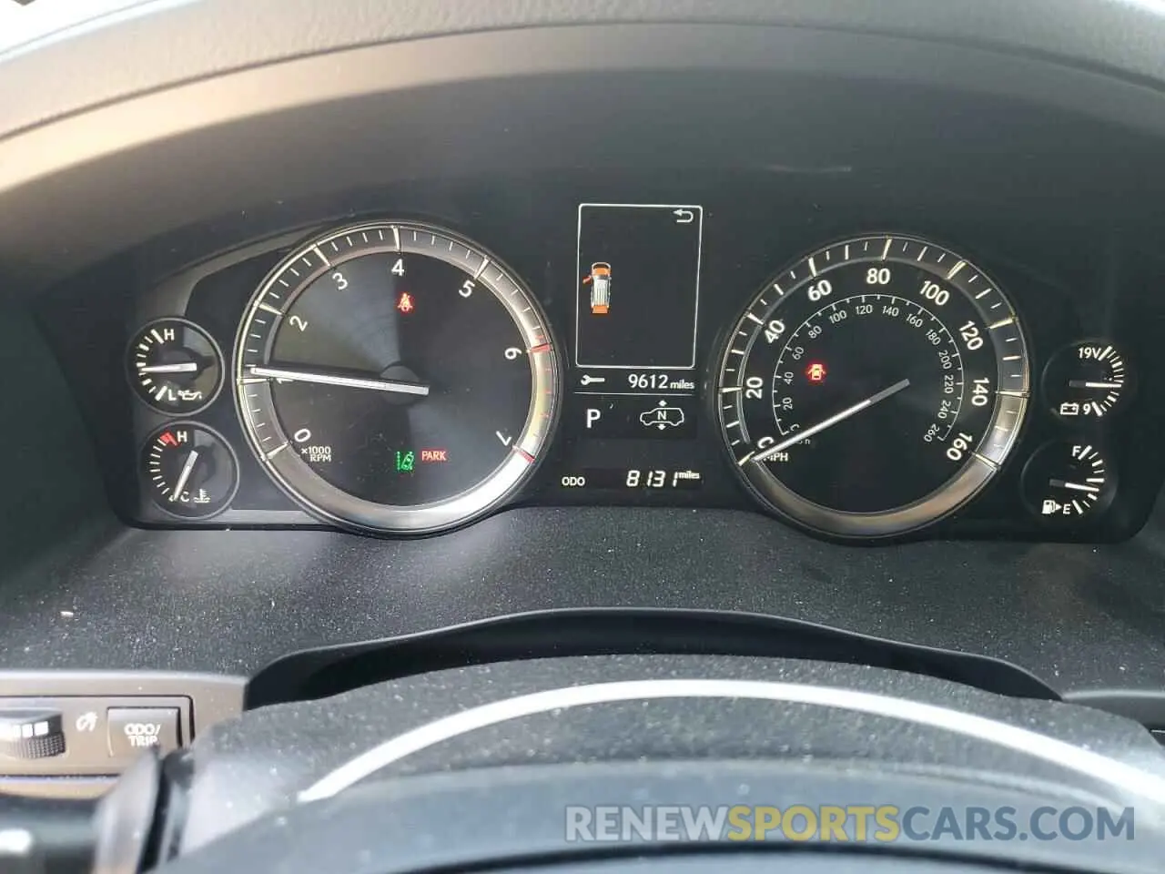 9 Photograph of a damaged car JTJHY7AX6K4292892 LEXUS LX570 2019