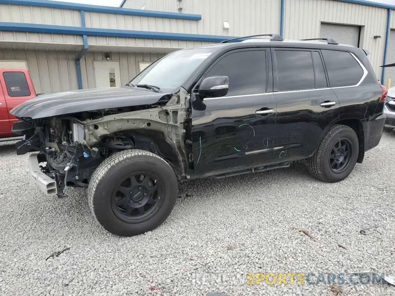 1 Photograph of a damaged car JTJHY7AX7K4310302 LEXUS LX570 2019