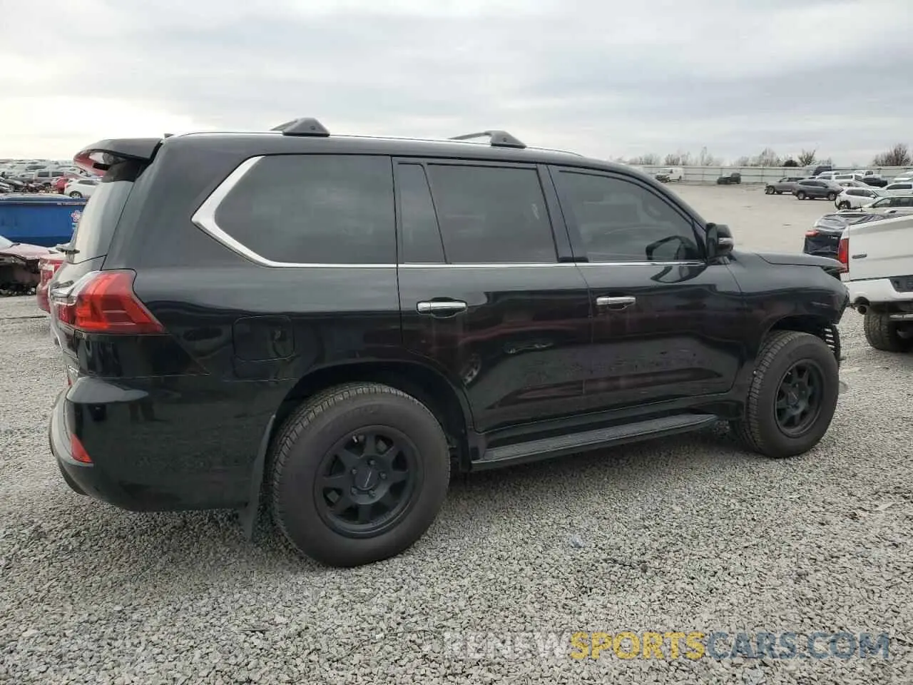 3 Photograph of a damaged car JTJHY7AX7K4310302 LEXUS LX570 2019