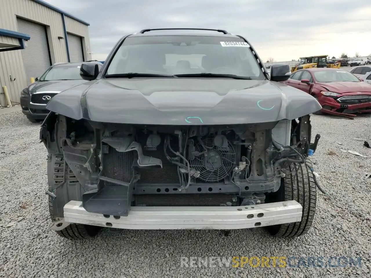 5 Photograph of a damaged car JTJHY7AX7K4310302 LEXUS LX570 2019