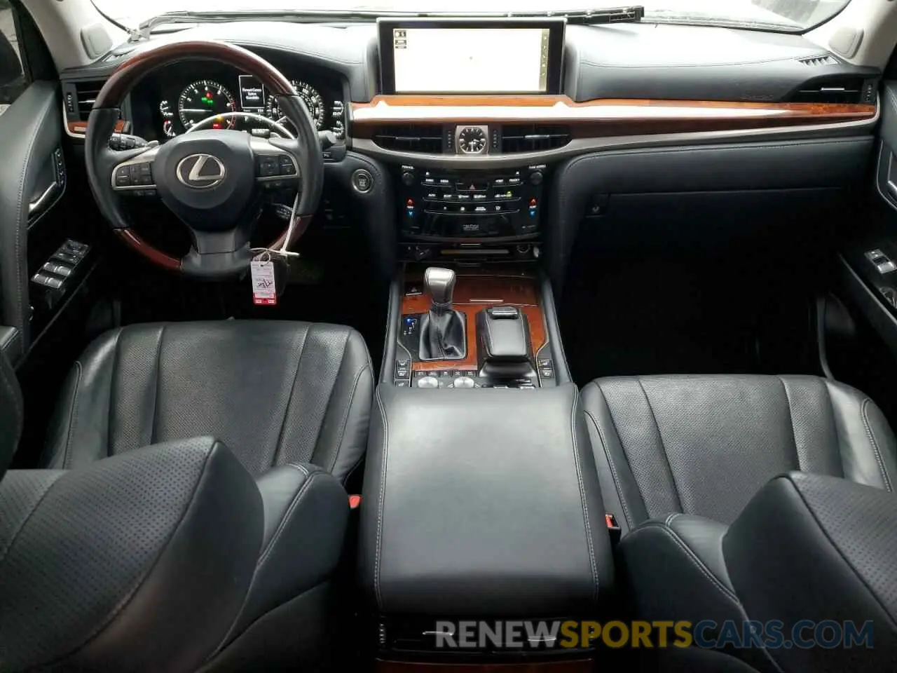 8 Photograph of a damaged car JTJHY7AX7K4310302 LEXUS LX570 2019
