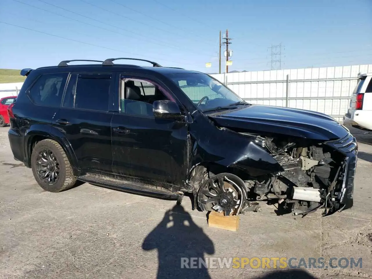 4 Фотография поврежденного автомобиля JTJHY7AXXK4287677 LEXUS LX570 2019